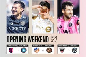 梅西PK孙兴慜！美职联2026赛季赛程：迈阿密首场客战洛杉矶FC